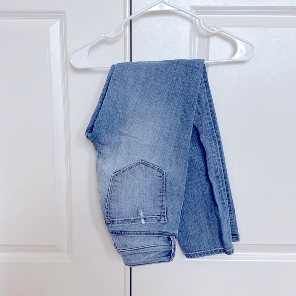 LOFT PETITE - Curvy High Waisted Skinny Ankle Denim Jeans - Size 4 / 27